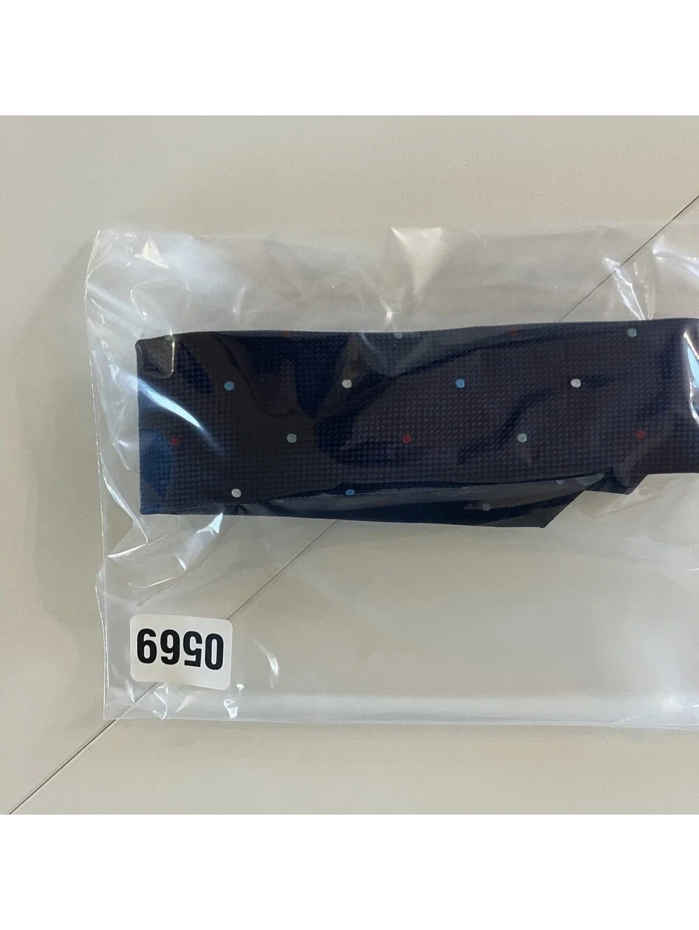 Blue Colorful Polka Dot Skinny Tie 60